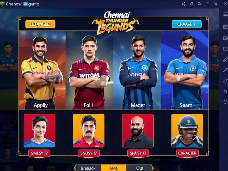 Chennai Thunder Legends Game Screenshot